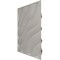 Ekena Millwork 19 5/8in. W x 19 5/8in. H Modern Wave EnduraWall Decorative 3D Wall Panel Covers 2.67 Sq. Ft. WP20X20MWDRU - alternate 4